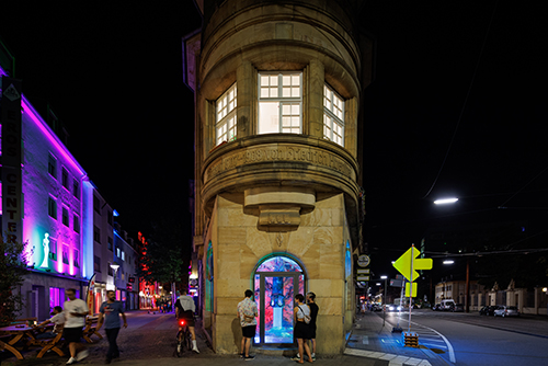 Photo of media installation Between Dreams and Reality